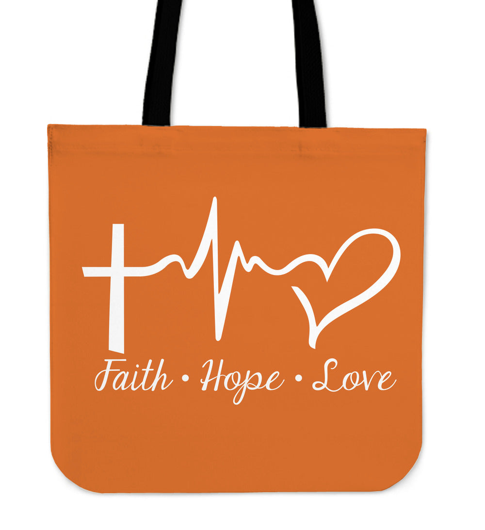 Faith Hope Love Canvas Tote Bag - 65% OFF –